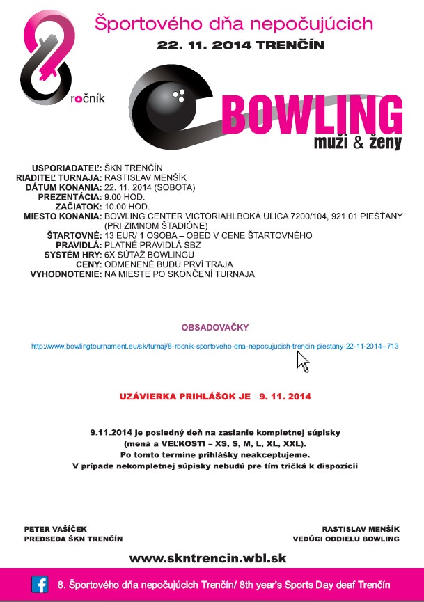 2014_10_15 Slovensko bowling